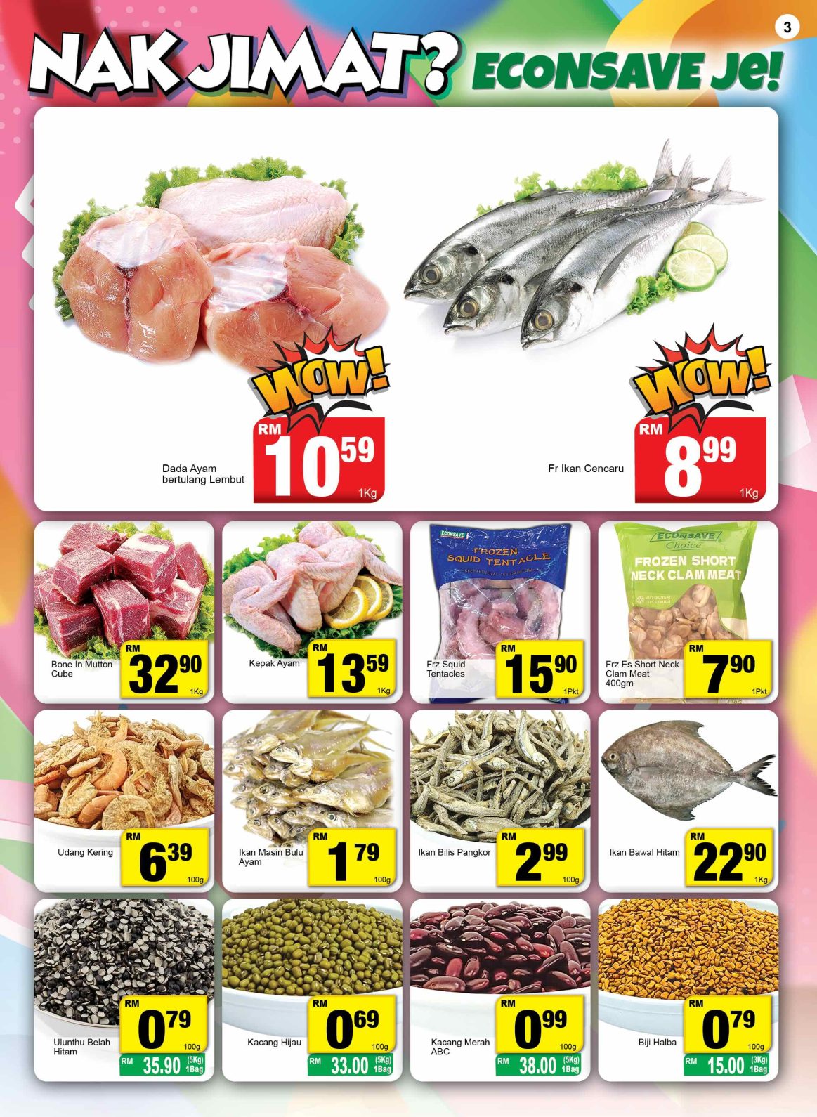 Ayam, Ikan & Bahan Basah Harga Berpatutan