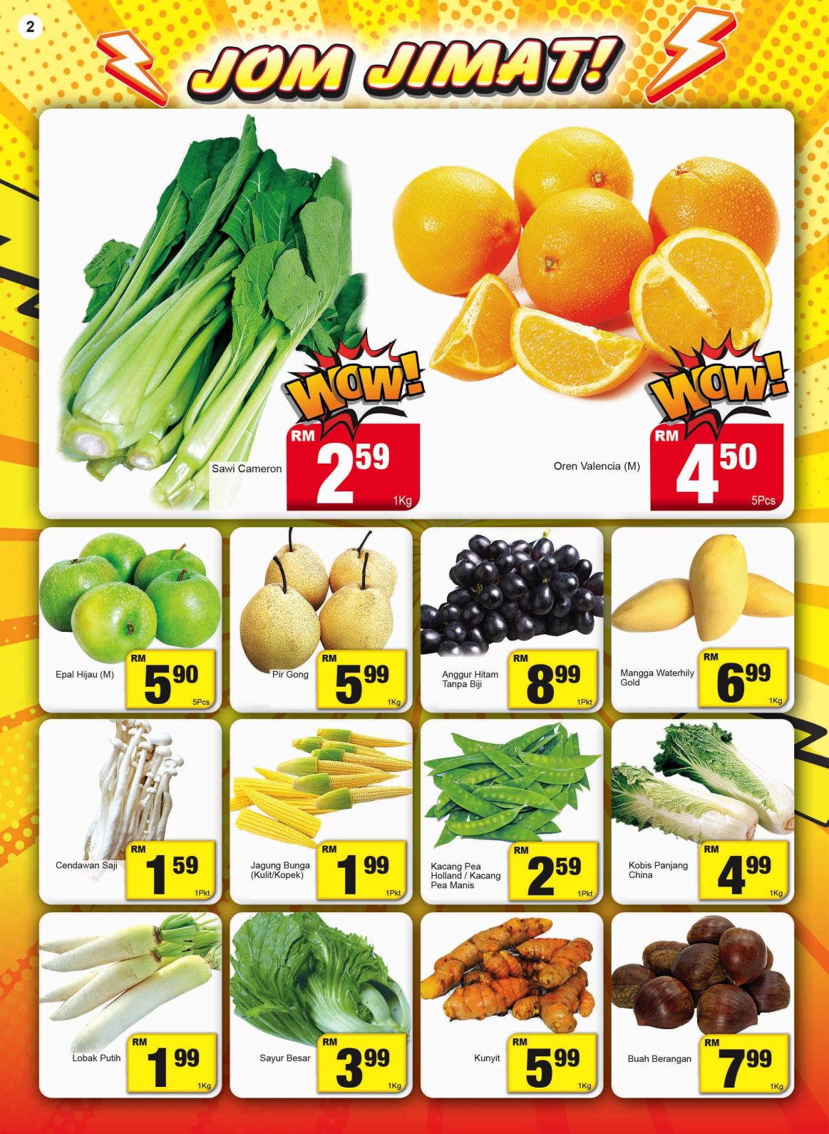 Sayuran Segar Pada Harga Lebih Berpatutan