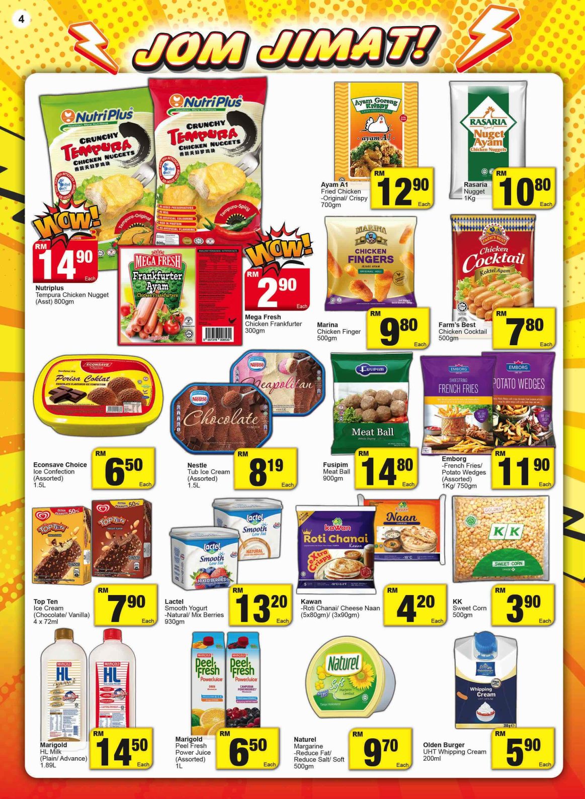 Produk Tenusu & Makanan Beku Untuk Kemudahan Harian