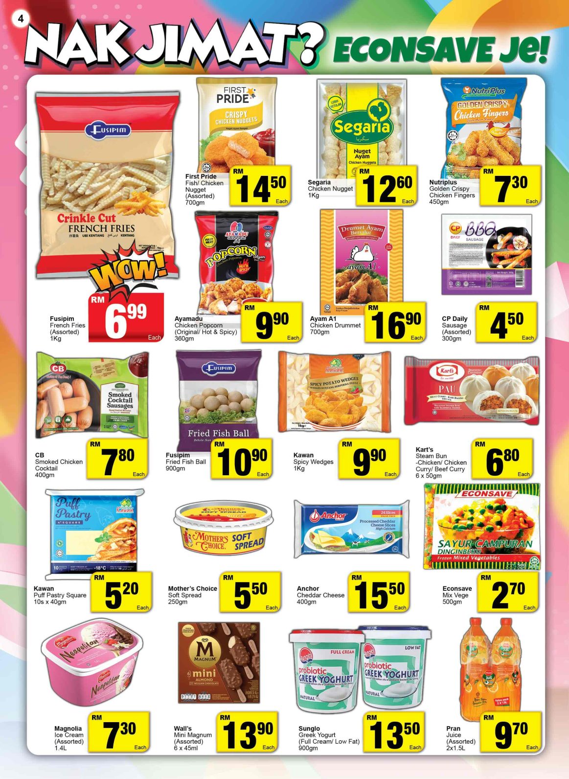 Makanan Sejuk Beku & Produk Kegemaran Keluarga