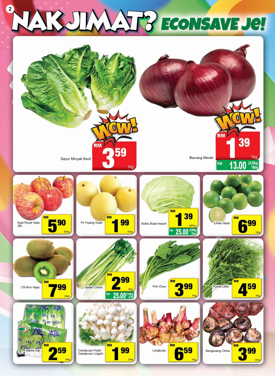 Sayur-Sayuran & Buah-Buahan Segar Setiap Hari