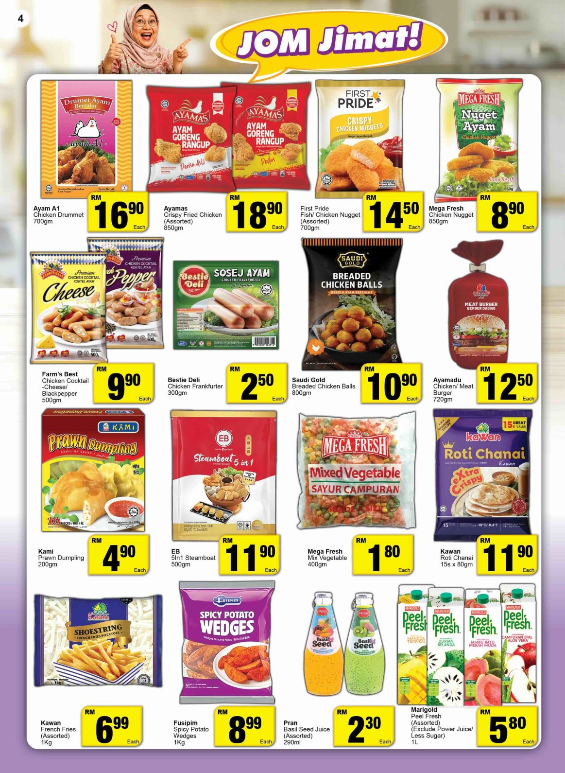 Pilihan Makanan Sejuk Beku & Minuman Menarik - Econsave