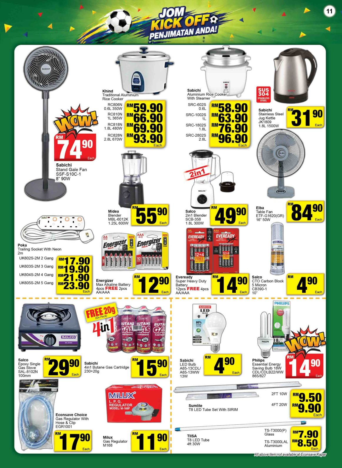 Banyak Lagi Promosi Hebat Menanti Anda di Econsave 6