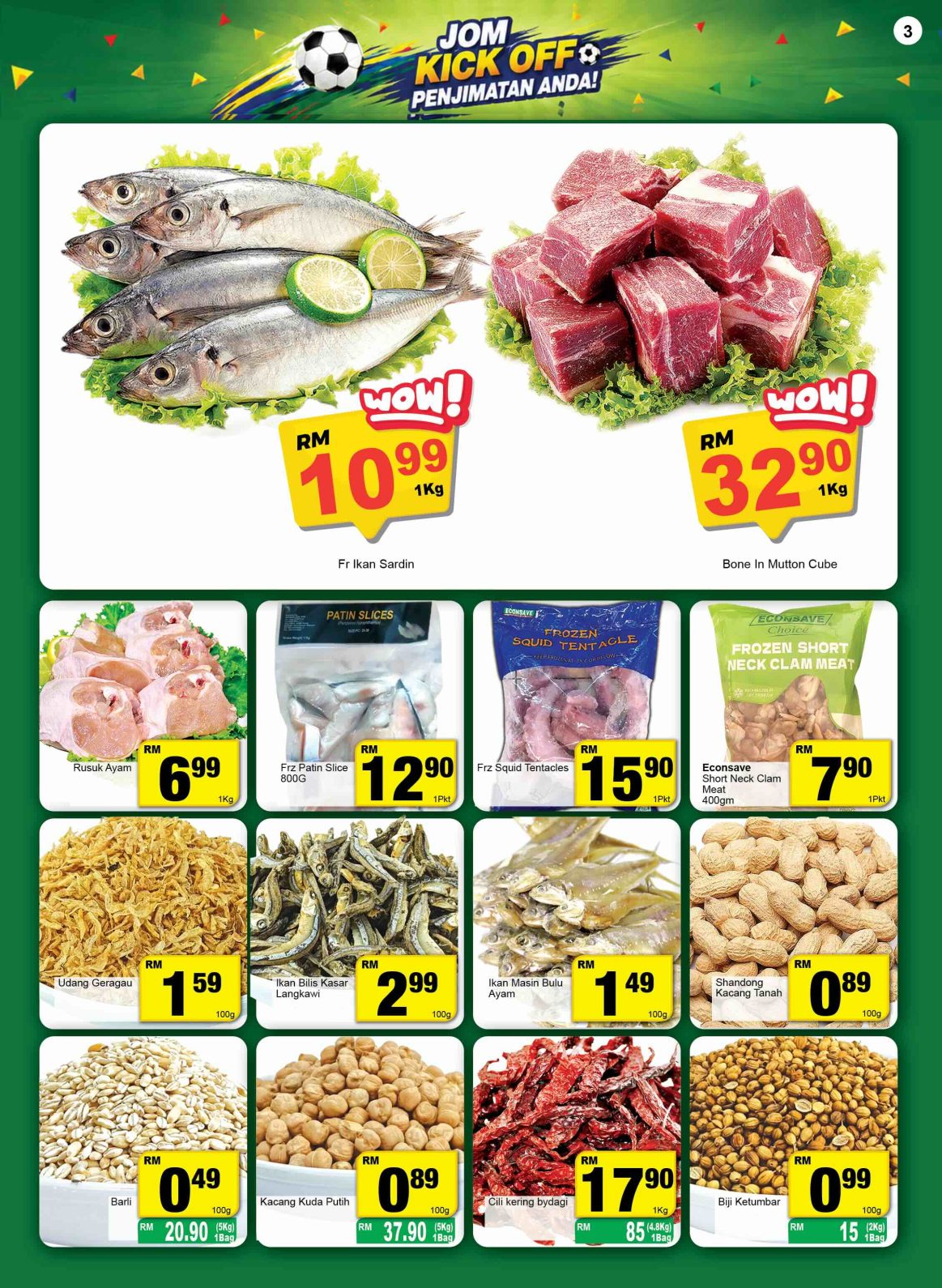 Pilihan Barangan Basah dan Keperluan Dapur | Econsave