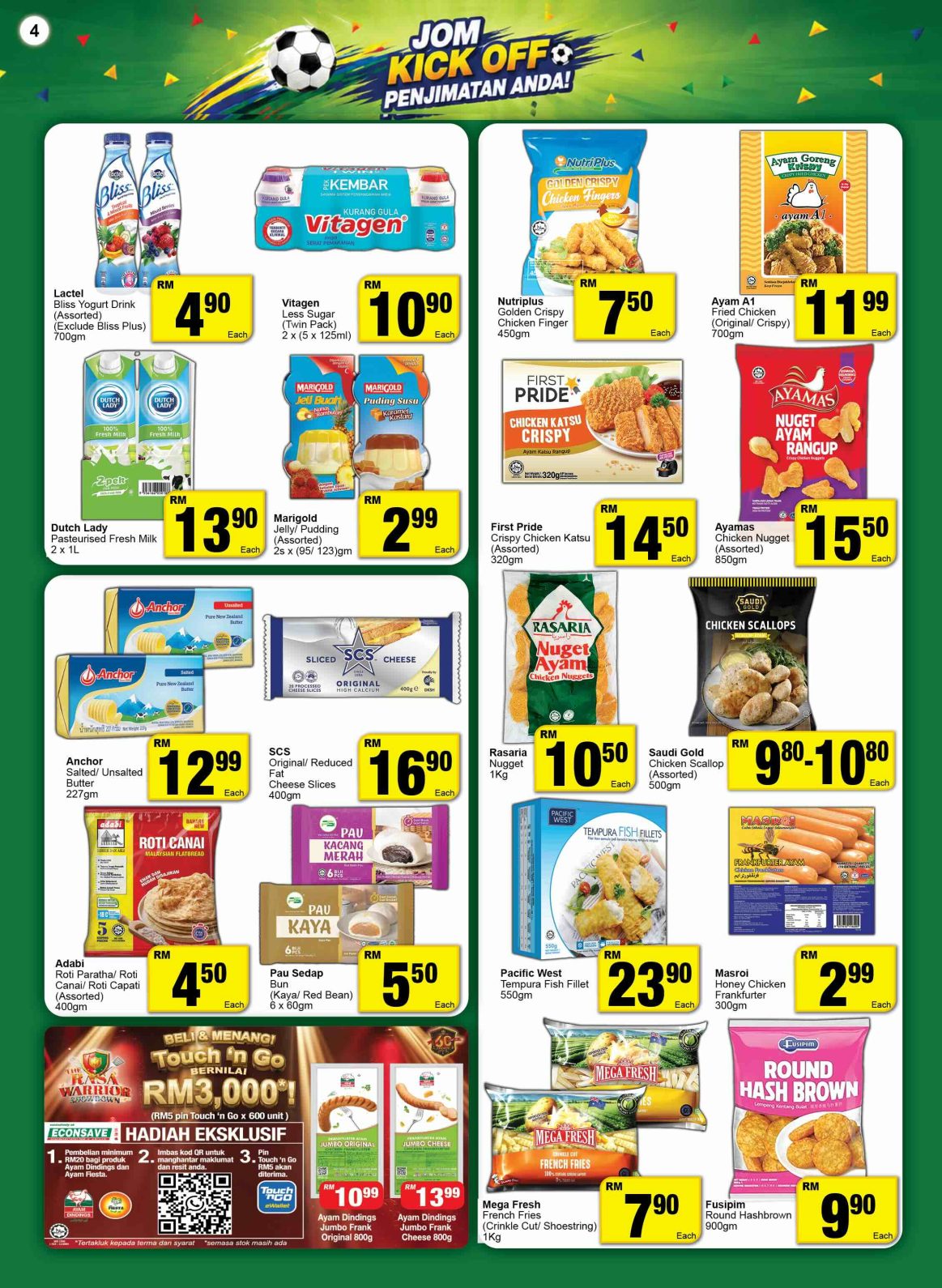 Pelbagai Produk Sejuk Beku dan Tenusu Dengan Harga Berbaloi | Econsave