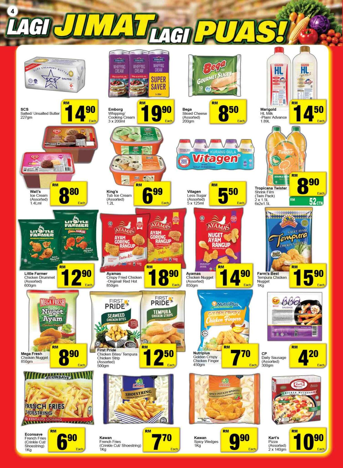 Lagi Jimat Dengan Produk Sejuk Beku, Tenusu dan Keperluan Harian - Econsave