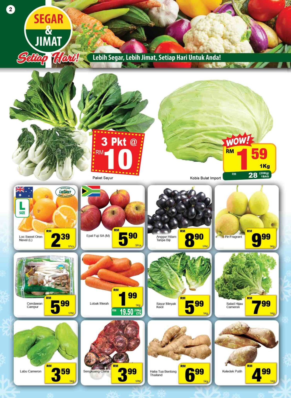 Buah-Buahan dan Sayur-Sayuran Segar Setiap Hari - Econsave